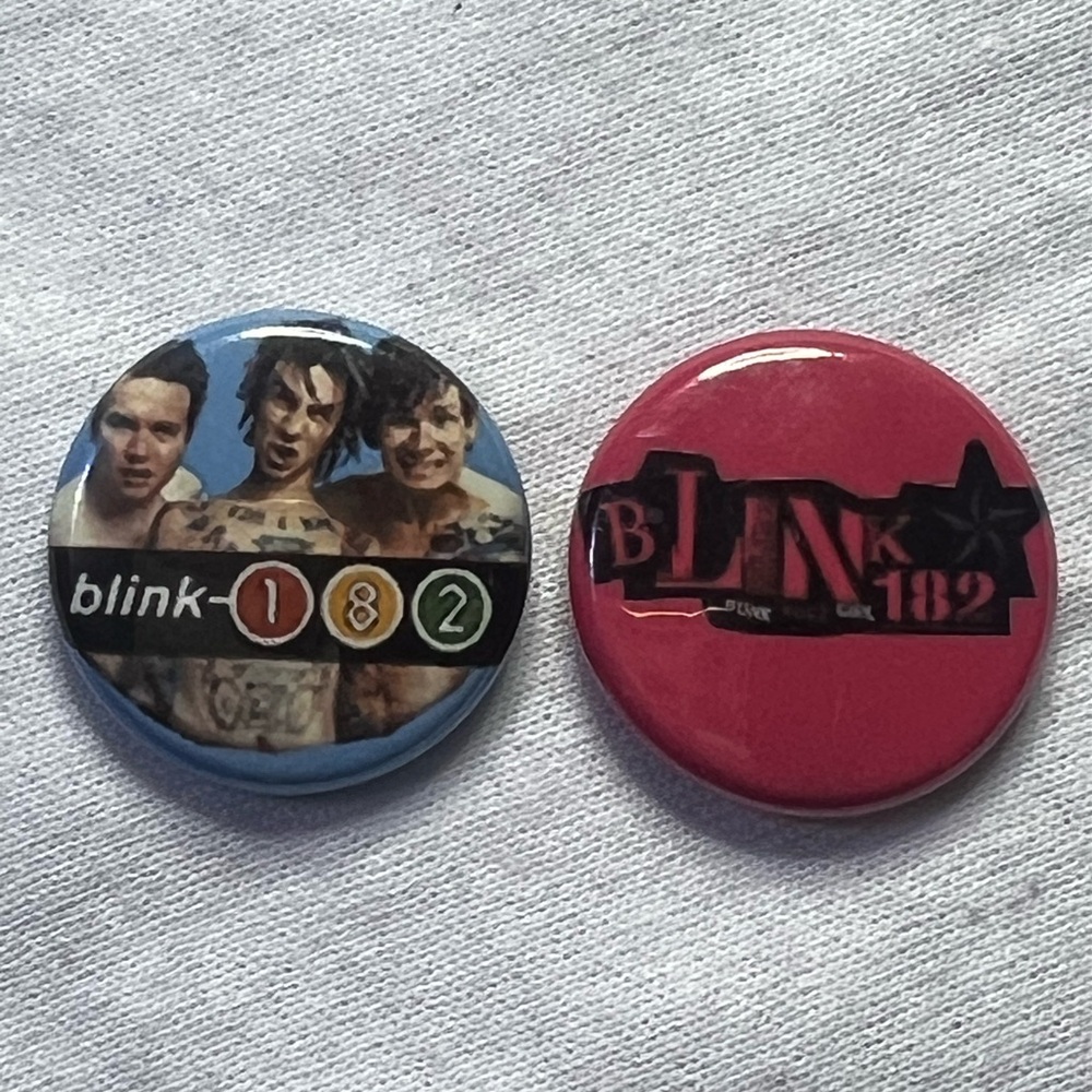 Blink-182 Band Button Set vintage